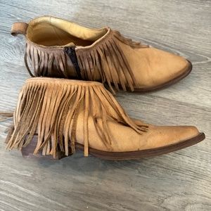 Free People Fringe Boots